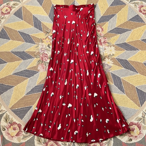 Betsey Johnson Dresses & Skirts - 🌹 VINTAGE BETSEY JOHNSON ROSES MERMAID MAXI SKIRT 00 0 2 XXS XS S P